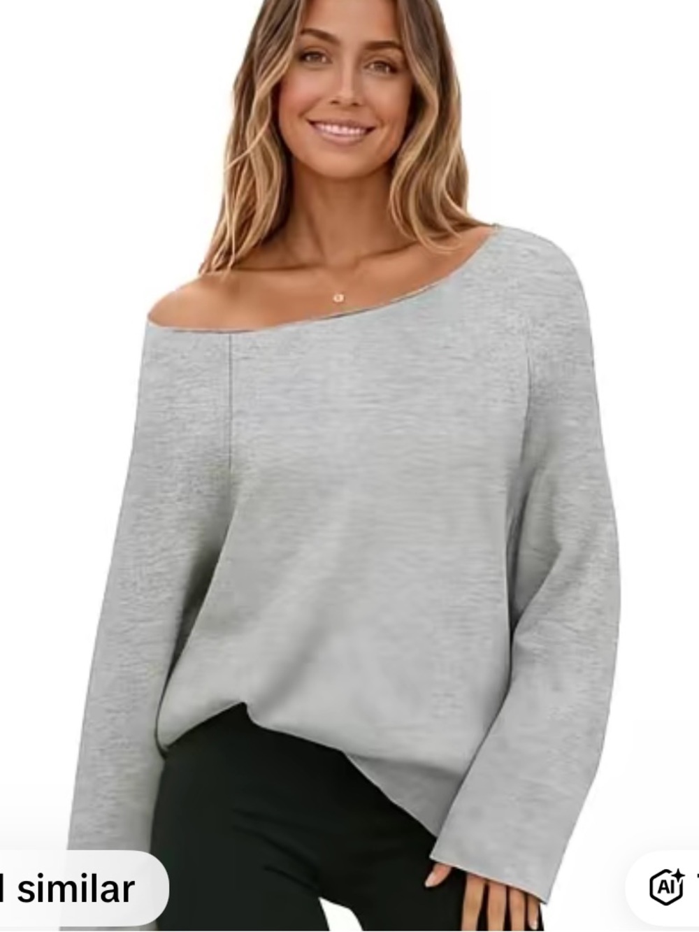 Womens Off The Shoulder Tops Sweatshirts Lightweight Oversized Pullovers